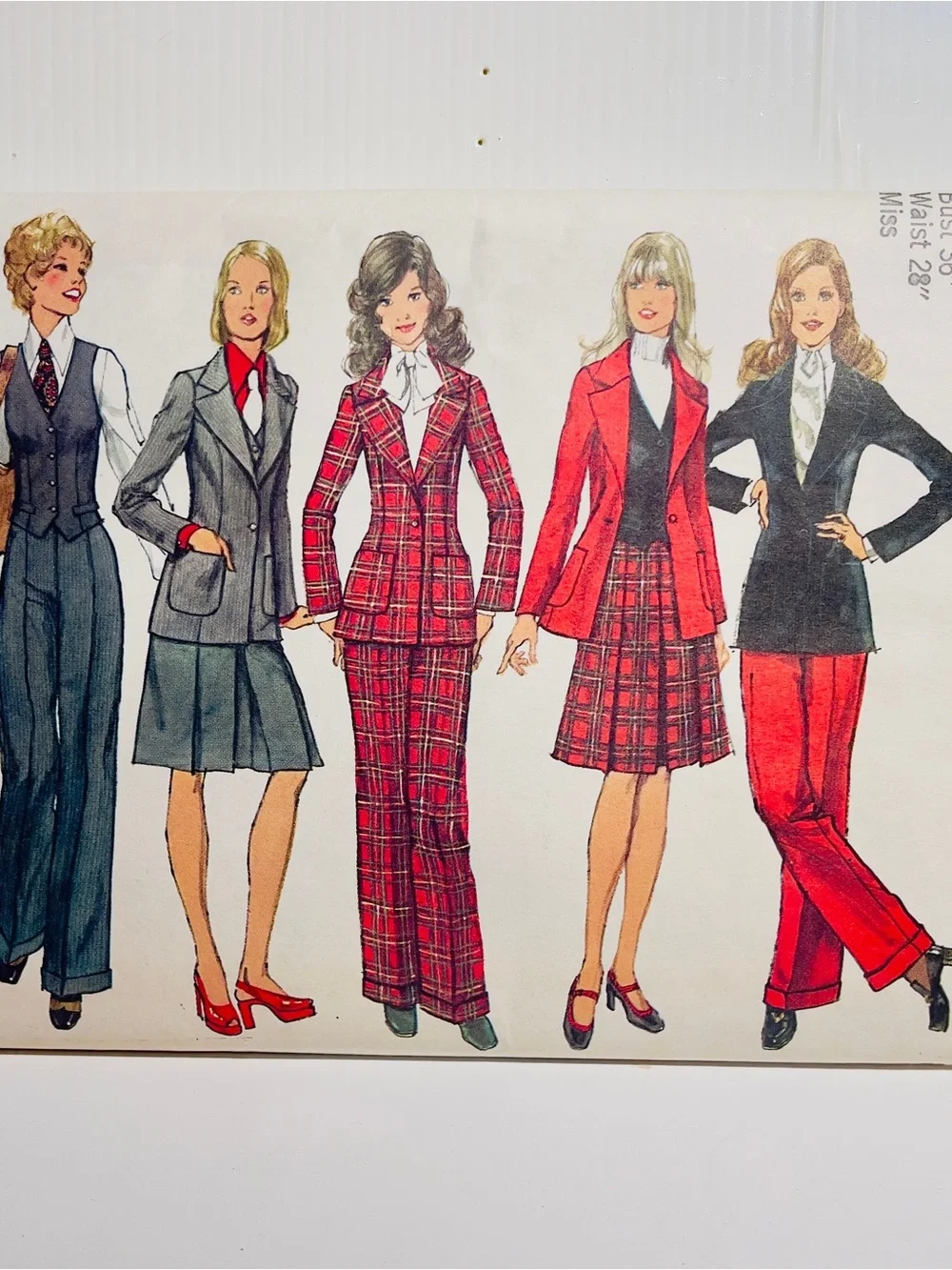 Simplicity & McCall's Vintage Sewing Pattern Lot - Yellow Blue Red Floral